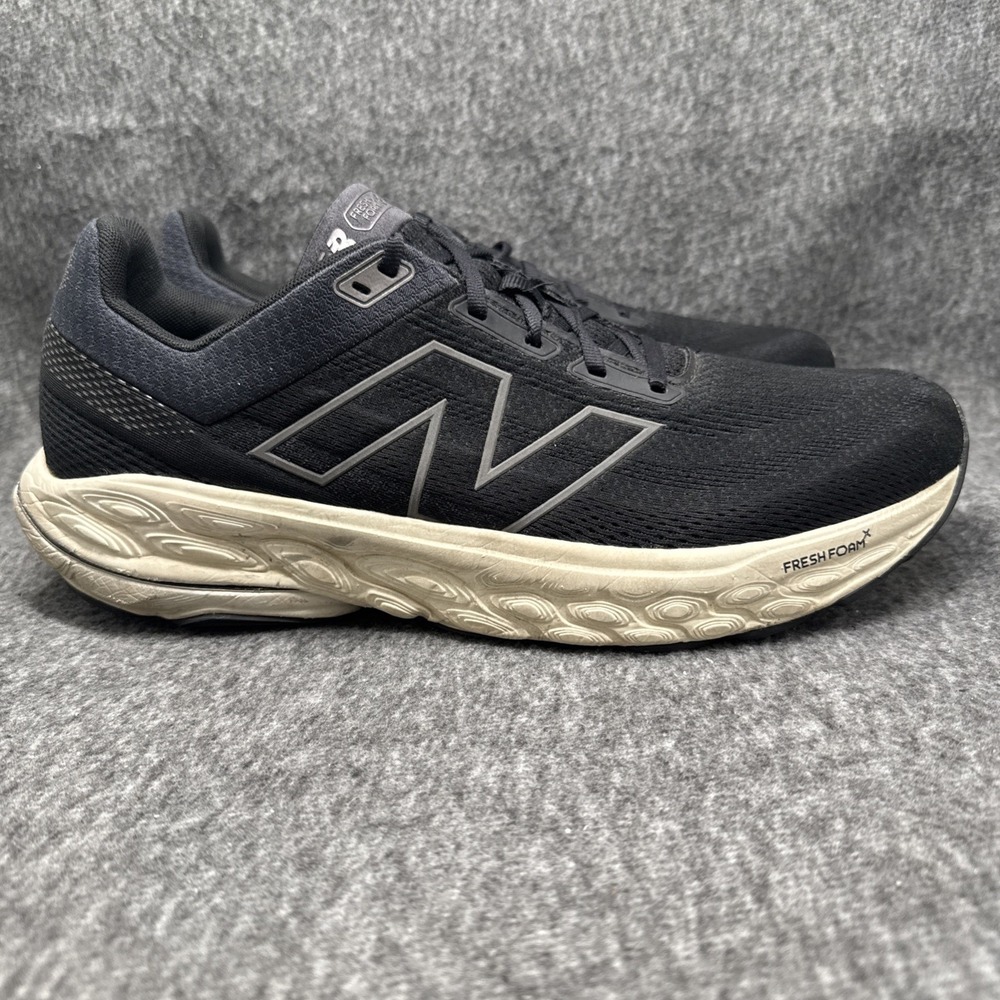 New Balance Fresh Foam X Running Shoes Mens 13M (14.5M) Black M860K14 Lace-Up